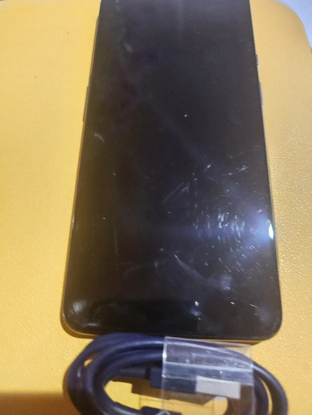 OnePlus 9 Black Rear-Logo Smartphone with Dual Camera Module